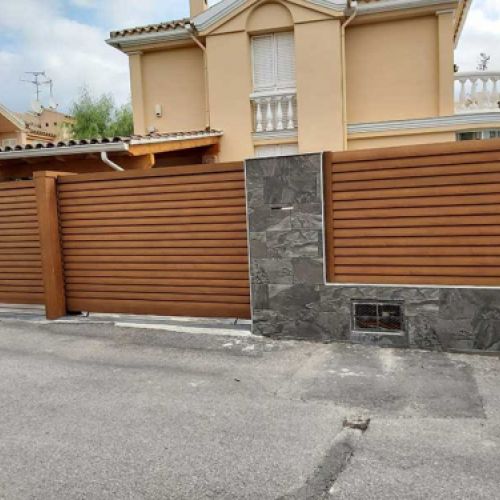 Cerramiento de chalet